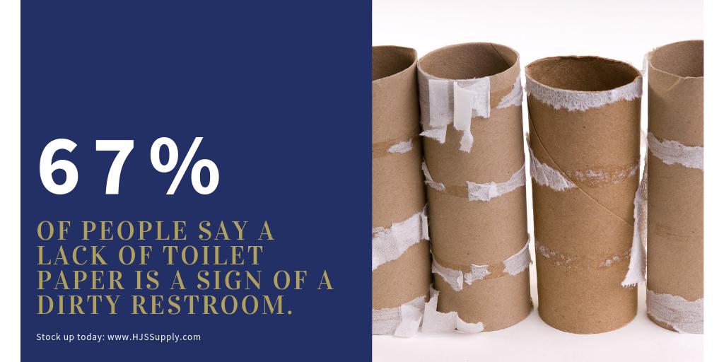 Don't let something as simple as toilet paper prevent you from making a great impression on employees and clients. Stock up today: bit.ly/2WdXh7N