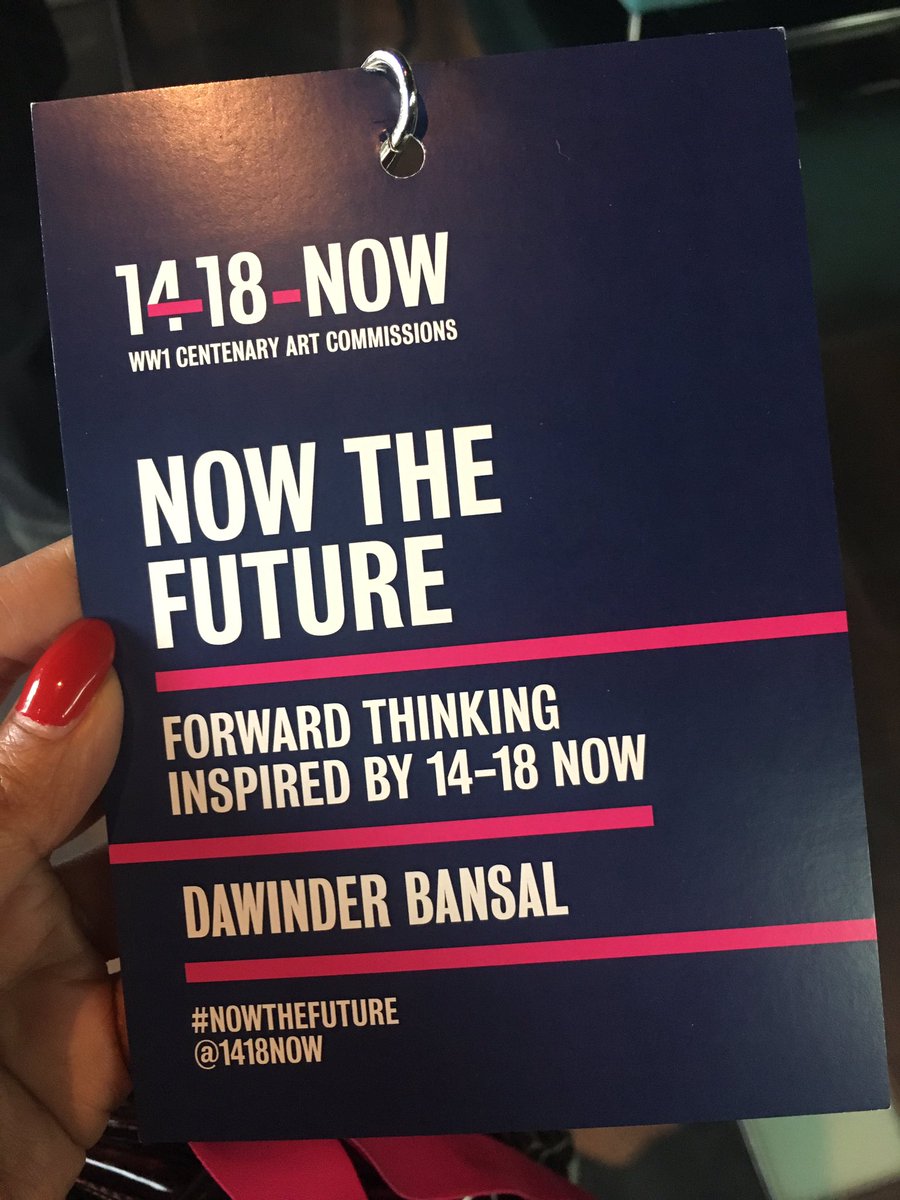 DawinderBansal's tweet photo. Such an inspiring day listening to artists & cultural leaders talking about #NowTheFuture @1418NOW commissions @ace_national highlighting challenges & opportunities to impact society through art. @chenineb @NTWtweets @ruthmackenzie @JerwoodArts https://t.co/fMPSe42Lcj