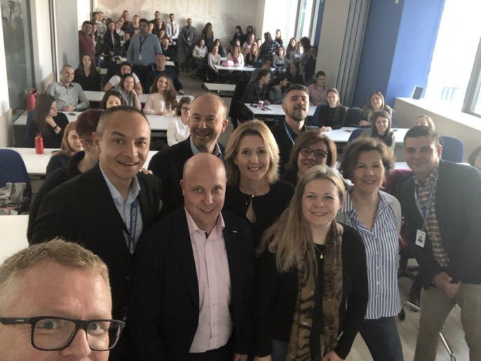 IngramMicroInc's tweet photo. Cheers to a well-attended #GlobalBusinessServices Town Hall hosted by our #France Leadership Team. Exciting to see our vision and 2019 objectives come to life! #ONEIngramMicro https://t.co/RzLPJtmu5c