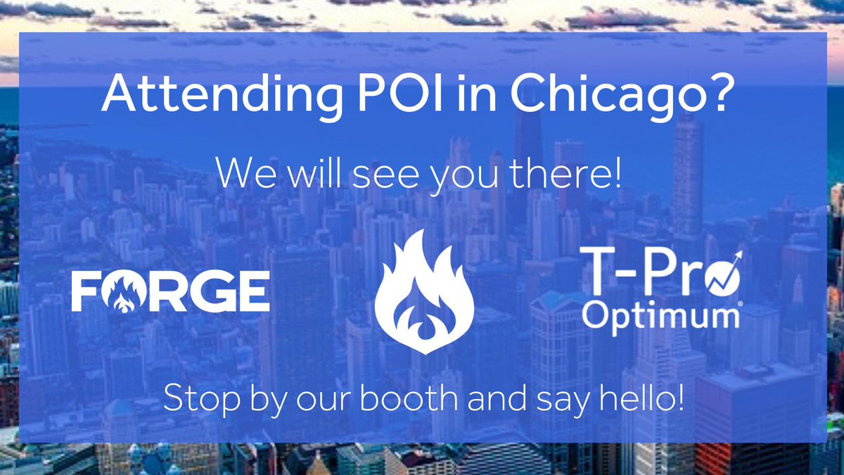 We can't wait to see you at the POI Summit in Chicago! #POIChicago19