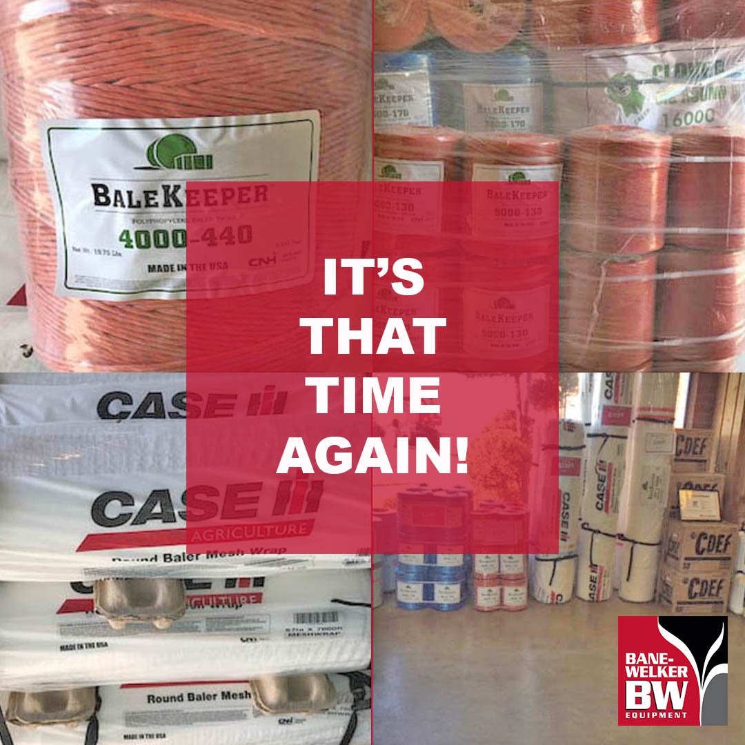 BaneWelkerEquip's tweet photo. Time to start thinking about getting ready for #HaySeason. Don't forget that your local Bane-Welker Equipment has #NetWrap and #BalingTwine available! https://t.co/u6rYw6ZTVu
#HayandForage #Agriculture #Summer19 https://t.co/7Gs4KTIcbE