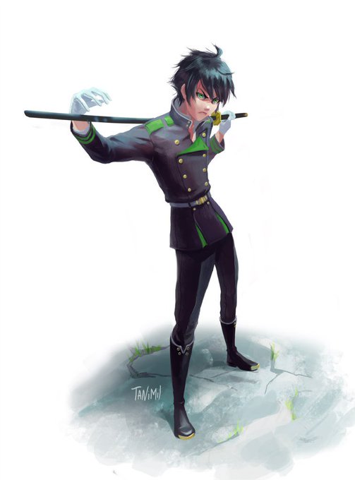 Time to post old drawings!
I was fan of Owari no Seraph in 2015
One day i will draw Mika too❤️ 