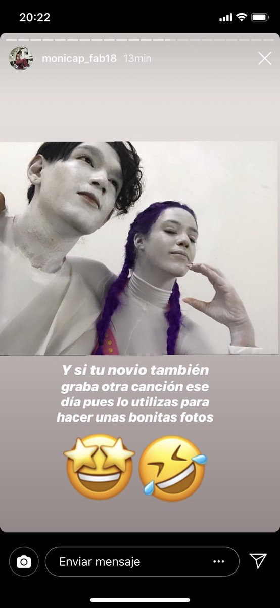 futfemenino1's tweet photo. Pregunta seria: ¿ @MonicaP_FAB18 adivina el futuro o esto es despues de Fama?🙋🏼♀️😂 #Clonica https://t.co/xpropri0jy
