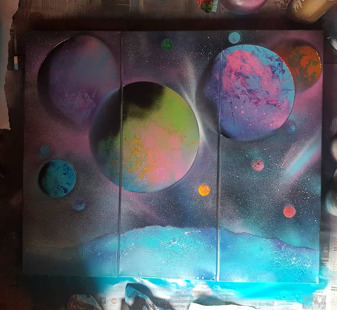 Mysteryzax's tweet photo. Realised I didn't post this here yet 
#spacepaint #wednesdaythoughts https://t.co/MWErgK2e0R
