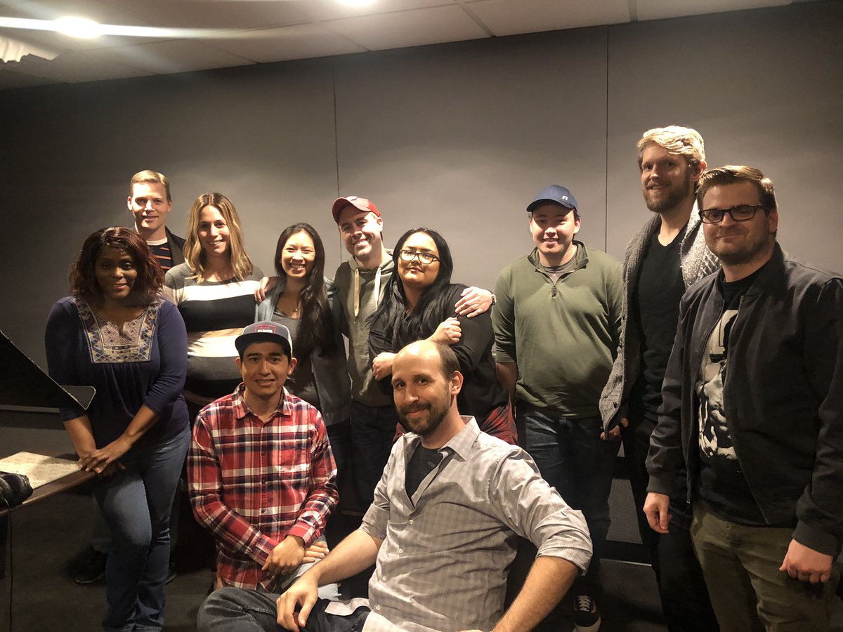 kalmenson's tweet photo. The Thursday night crew!! 👏🏽👏🏽👏🏽Congratulations on completing your Foundations class with @andrewracho !! We are so proud to have you begin your VO journey with us! Keep studying!! 📚 #kalmensonandkalmenson #voeducation #voiceoverclasses #congratulations #voices #foundationsclass https://t.co/olCdAbQxyw
