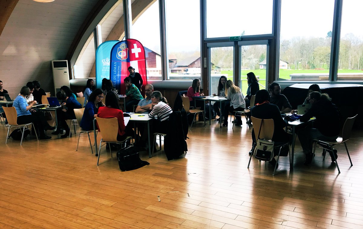 jake_rosch's tweet photo. We complete our Blended Learning workshop series today. Thrilled to help teachers design units with a high-quality mix of face-to-face and online activities.@NAEducation @collegeduleman @champittet #blendedlearning @evelyneviret @nathaliebalduck https://t.co/hbMN6TSRCE