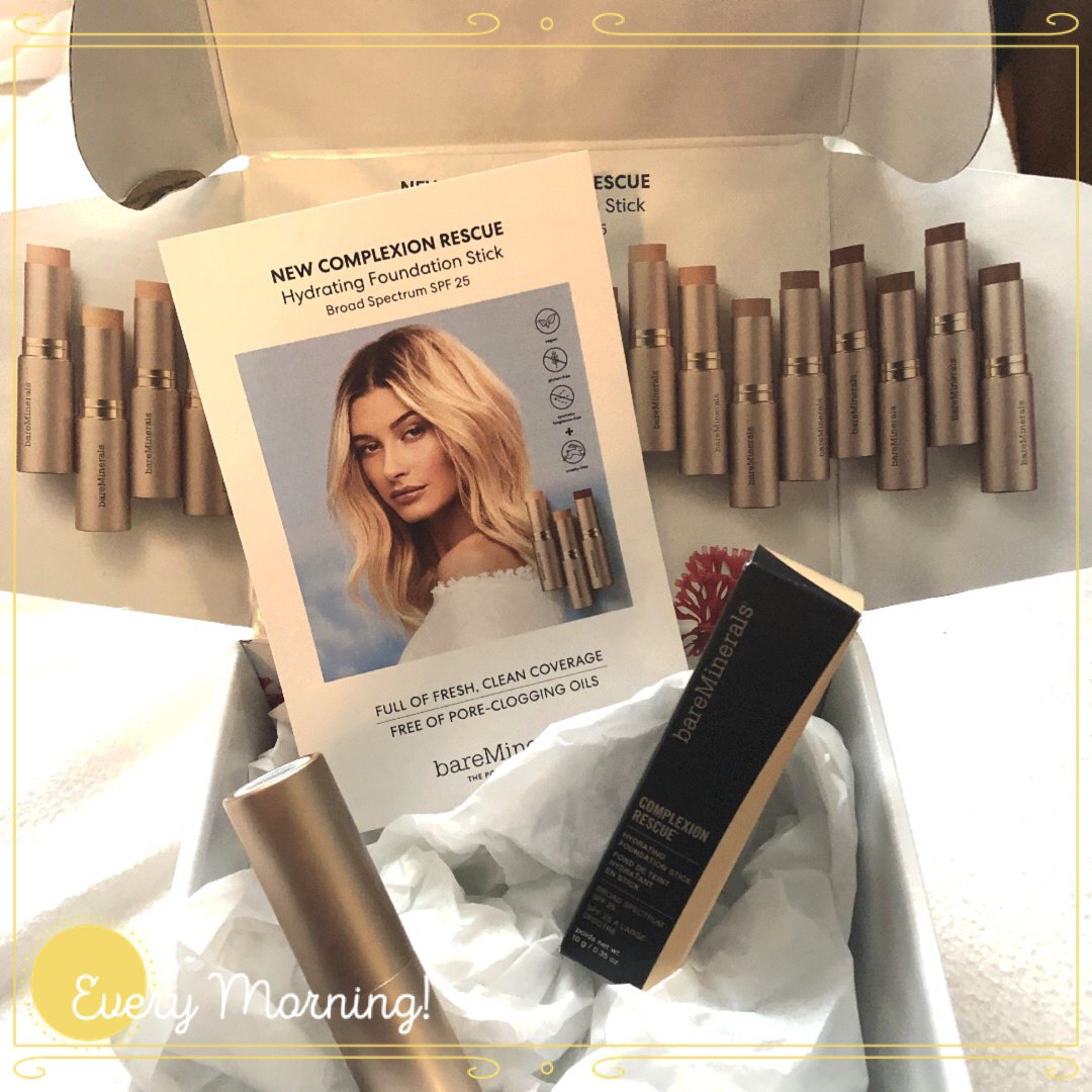 Allie_Konig's tweet photo. Loving my sample of BareMinerals Complexion Rescue Hydrating Foundation Stick from @Influenster @bareminerals #StickWithClean #complimentary https://t.co/kIoTQmWRTI