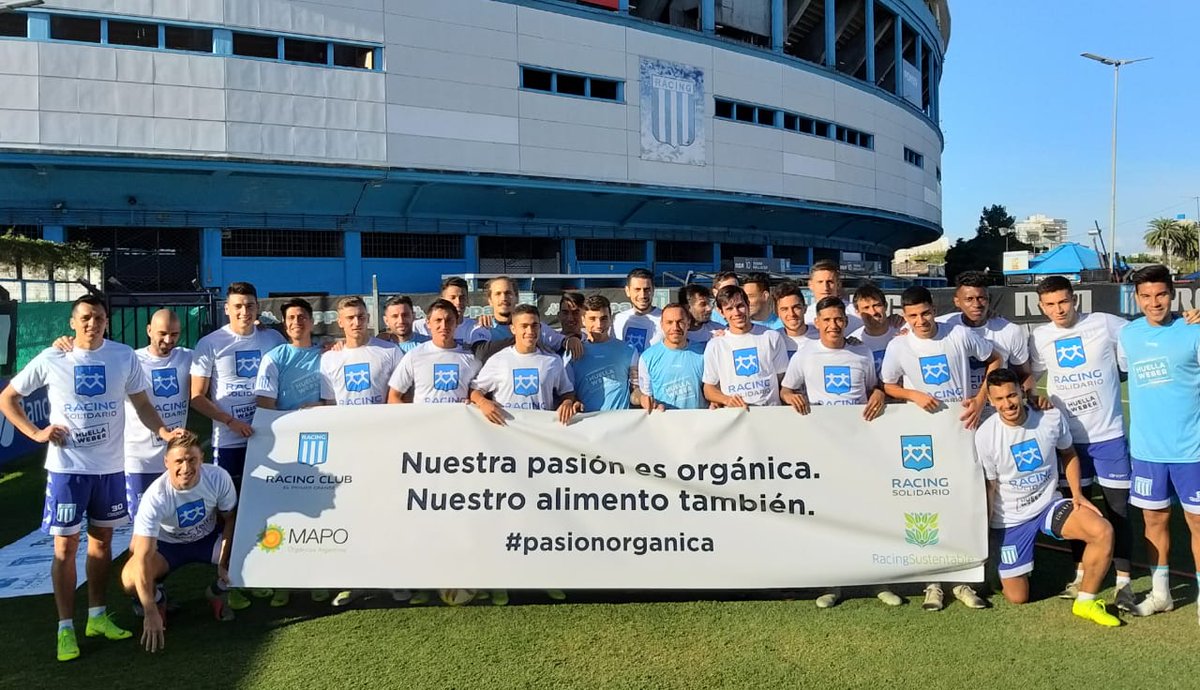 RacingSolidario's tweet photo. #pasionorganica es elegir estar bien!
La pasión que  tenemos por la camiseta es tan saludable como la alimentación que elegimos.
@mapoarg
@RacingClub 
#racingsolidario https://t.co/lzrs5F6Fgf