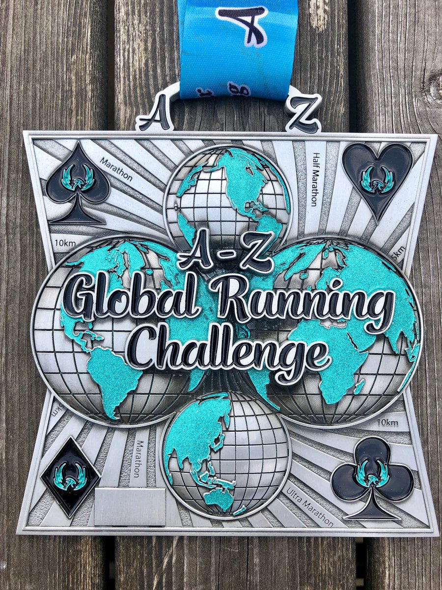 GMChallenges's tweet photo. The A-Z Global Running Challenge Medals are now live for ordering in the GMC online shop.
https://t.co/q3yG8Lsdts
This one is a bit of a beauty, presented in teal and with its slimline sides 😎 @UKRunChat @RunningDiary @racecheck @runnersworlduk @PhoenixRunning2 https://t.co/M0ZkAcjD4i