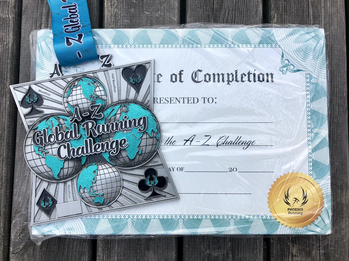 GMChallenges's tweet photo. The A-Z Global Running Challenge Medals are now live for ordering in the GMC online shop.
https://t.co/q3yG8Lsdts
This one is a bit of a beauty, presented in teal and with its slimline sides 😎 @UKRunChat @RunningDiary @racecheck @runnersworlduk @PhoenixRunning2 https://t.co/M0ZkAcjD4i