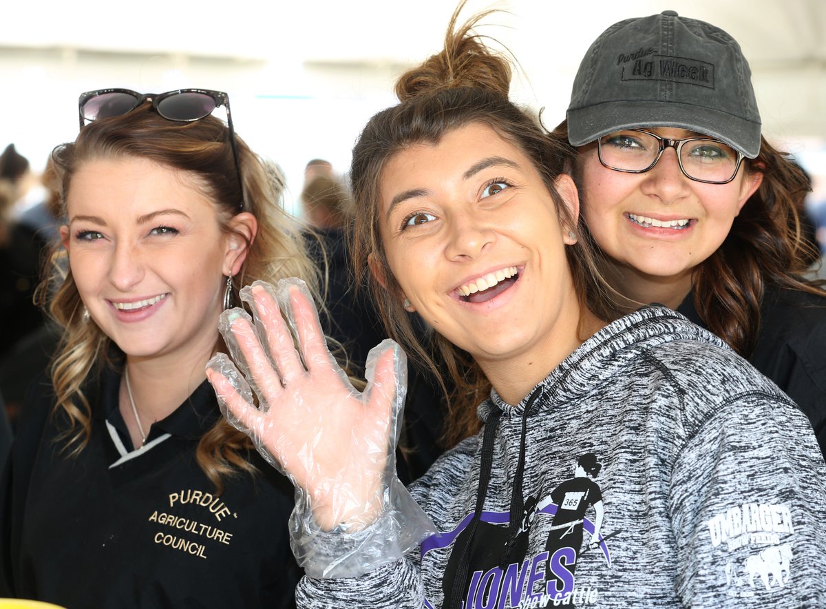 PurdueAg's tweet photo. We couldn't be more proud of our #PurdueAgWeek19 students & volunteers! 🚂🔨 At yesterday's #HammerDownHunger event, more than 1,000 volunteers packed 150,000 meals in less than 4.5 hours. Thank you all! #TakeGiantLeaps #Purdue150 #PurdueAg
📸: https://t.co/g4bzHn2wsC https://t.co/rzKqQp3wrF
