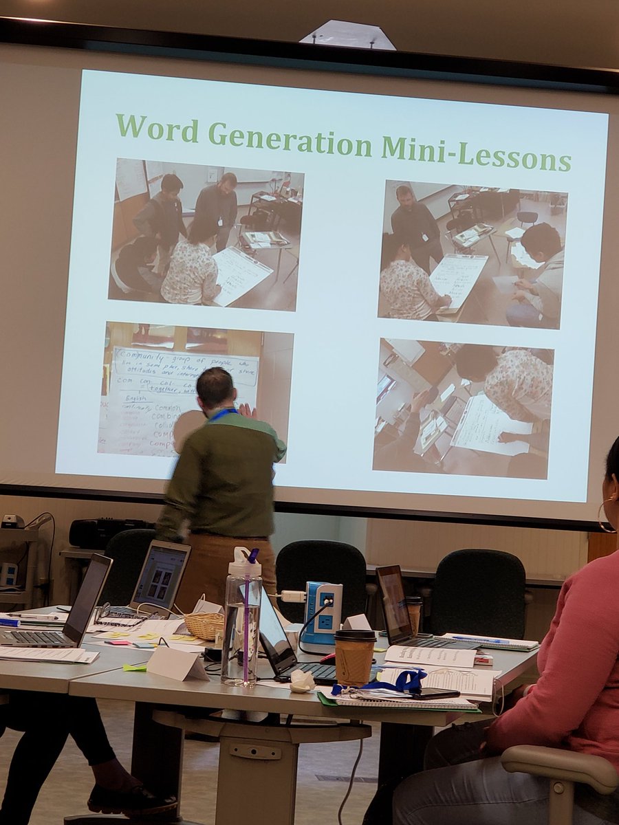 ELeatherman's tweet photo. The start of Day 3 of Middle Grades Literacy workshop. https://t.co/rEnfj3Ryum