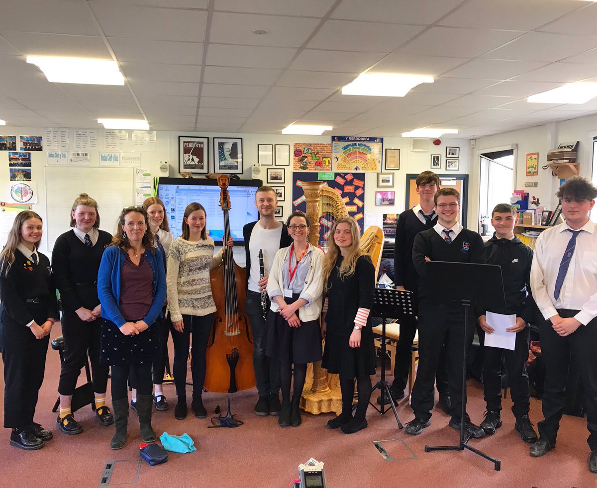Another inspiring day working with talented young composers <a href="/YDyfed/">Young Music Makers of Dyfed</a> 😊 We’re half-way through our workshops - concert this weekend!