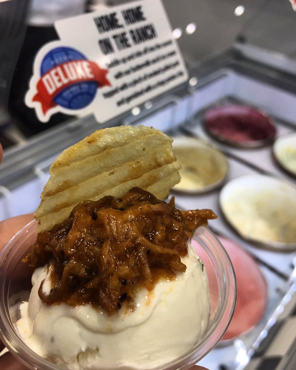 SweetPDTweets's tweet photo. #ProFoodTech was scooptastic! Attendees kept us busy & gave great feedback on our 13 feature flavors. Our WOW prototype flavors like Buttermilk Ranch served with pulled pork & a potato chip were a buzz the show floor sparking excitement & inspiration.
https://t.co/rrHVx5sKfV https://t.co/a6h1jkoctZ