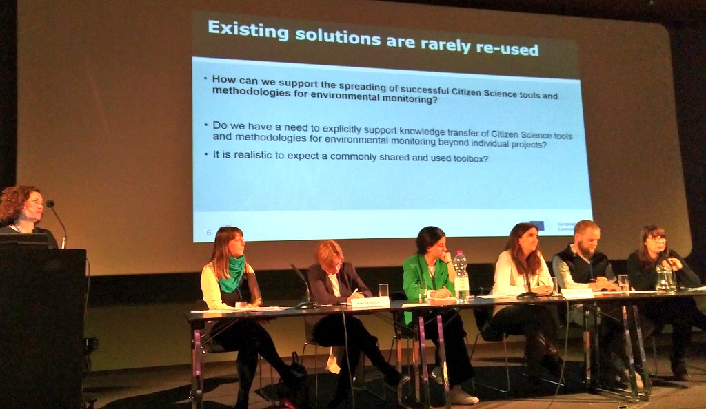 UtaWehn's tweet photo. Rare #reuse of #citsci #tools &amp; #methodologies: due to #lack of #awareness &amp; #experience OR #competition? ? If the former, then we need hands-on #capacity #development to transfer #tacit #knowledge. Panel @TogetherSci #DITOsfinal https://t.co/OaUWIAg5Og