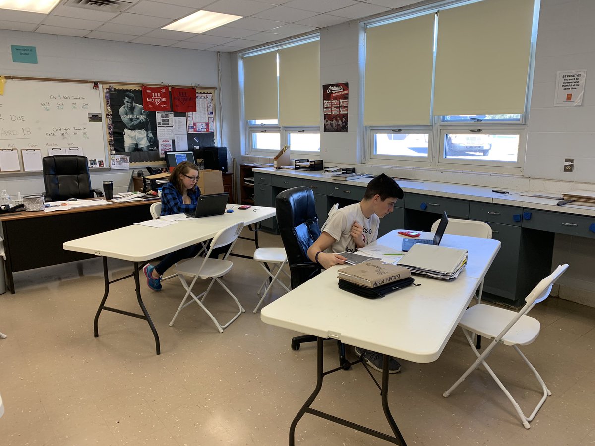 A cool interaction through Google Meet today in Algebra 1. Students at Pat. Henry are going over practice EOC questions with BGSU students in the Math Education program. A new way to help future student teachers get experience while increasing PH student differentiation.