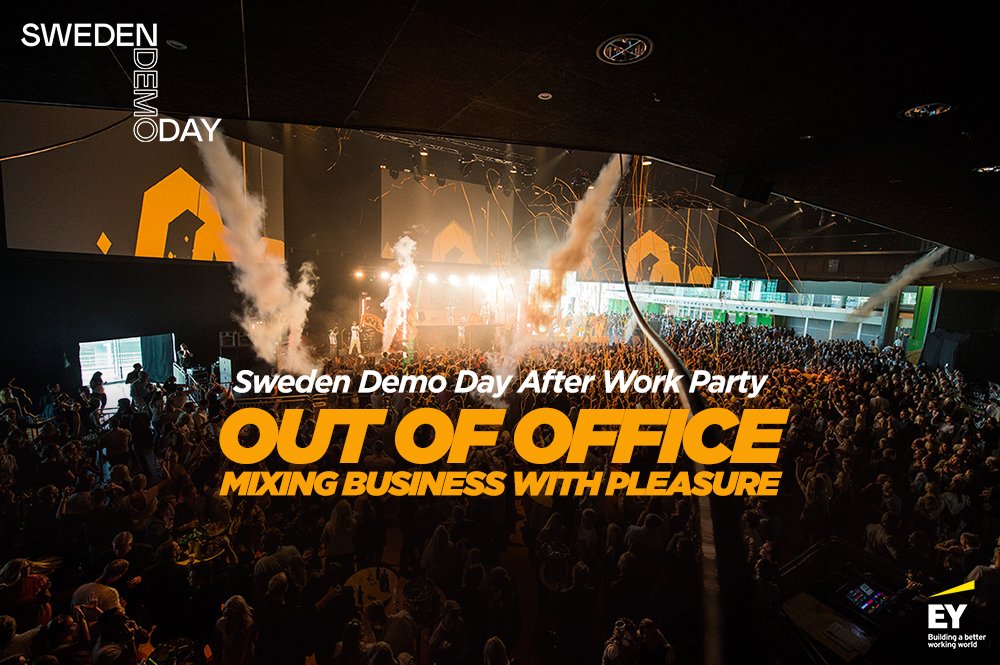 SweDemoDay's tweet photo. Do not forget to join our Official After Work Party hosted by Out of Office tomorrow! Enjoy tasty food and cold drinks together with your colleagues as we shift the venue into a nightclub during early hours. Sponsored by @eynews and @nasdaq
#swedemoday
#OOOAW
#startupevent https://t.co/A4vm3qNjxM