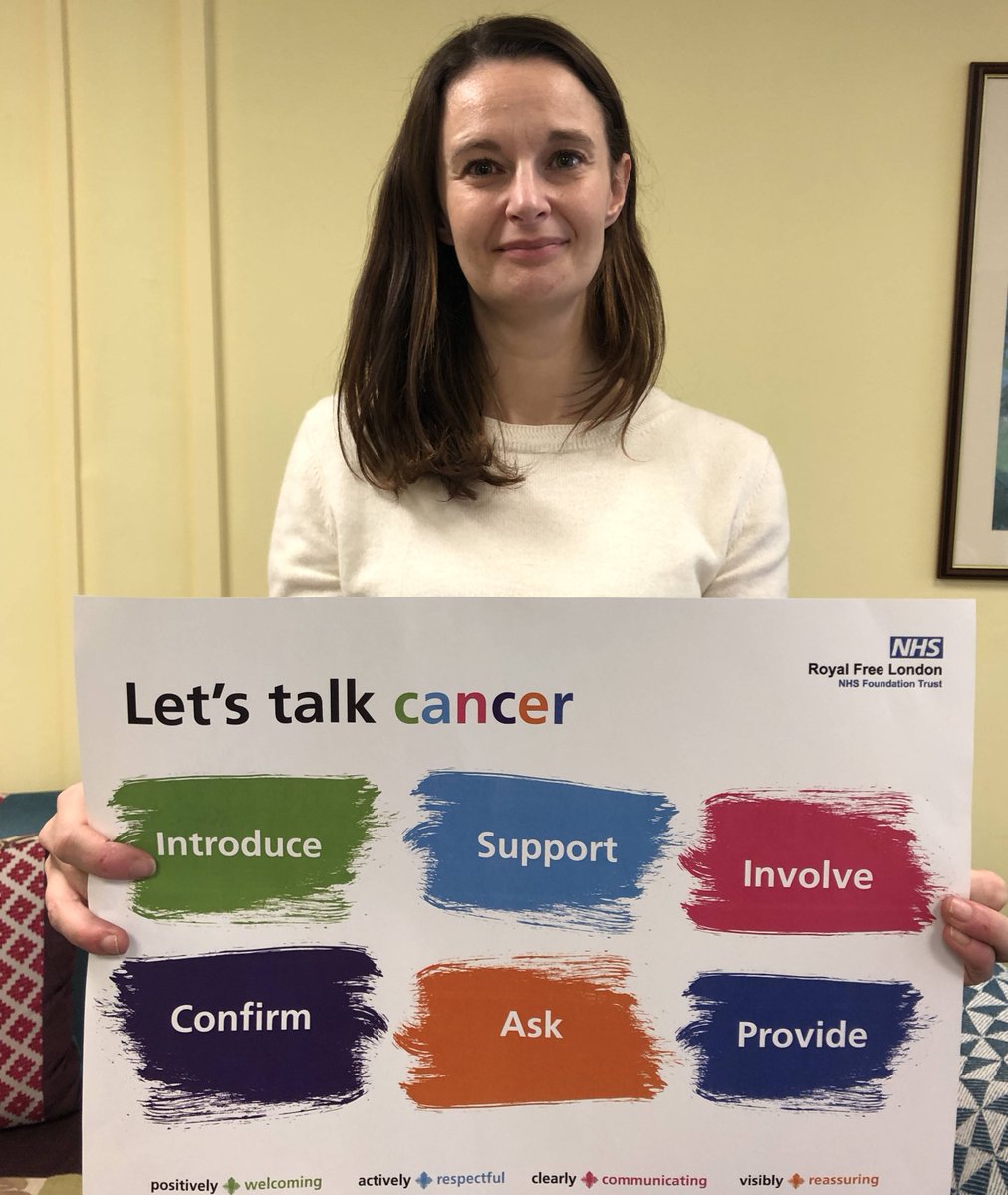 RoyalFreeNHS's tweet photo. Join Nikki, our lead nurse for #chemotherapy, and let’s talk cancer patient experience! #RFLvalues #RFLstaff #cancer #letstalkcancer #patientexperience https://t.co/ghu4uQOErF