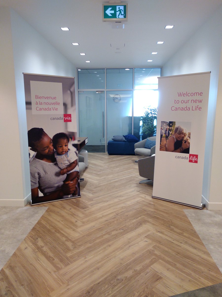 anna_mtl1980's tweet photo. @greatwestlifeca @canadalifeco Exciting times ahead!! New brand, new office! #MyCanadaLife #nouvellecanadavie https://t.co/I9wDQhqYR6