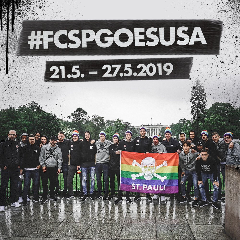 fcstpauli_EN's tweet photo. FC St. Pauli will embark on a second tour of the USA at the end of the season. With the support of the German Football League, the Boys in Brown will play matches in New York and Buffalo. #fcspgoesUSA #fcsp https://t.co/3c38XRVr2h