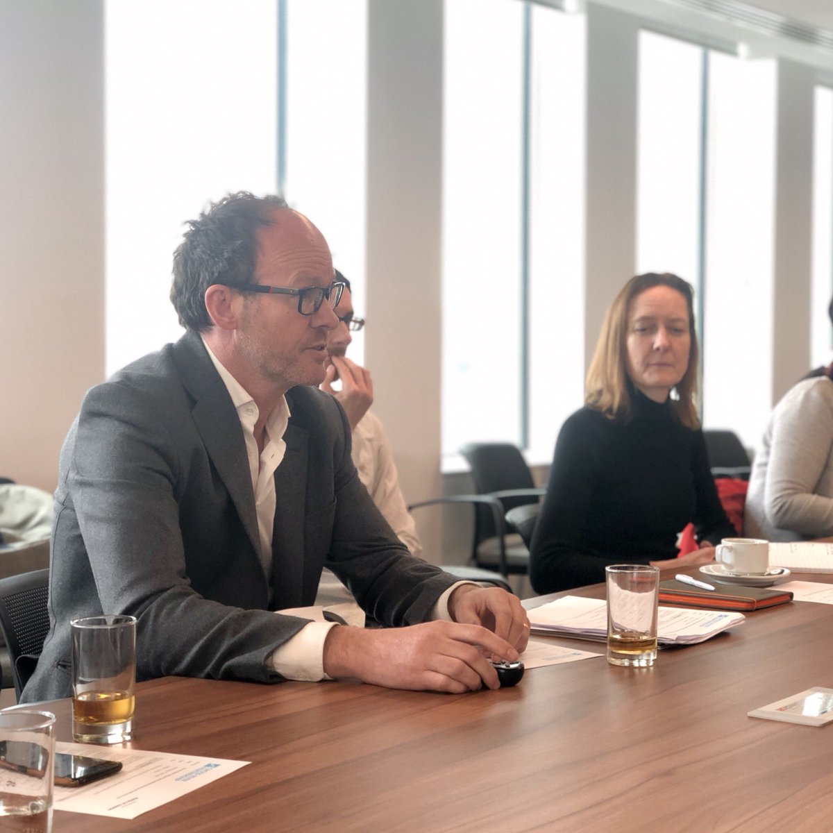 CRP_CleanAir's tweet photo. Mathew Holder from @BritSafe discussing their #TimeToBreathe campaign and their #Canairy app in partnership with @KingsCollegeLon at our #CleanAirBetterBusiness event #cleanair #pollutionexposure https://t.co/e4Z2M5W7Q2