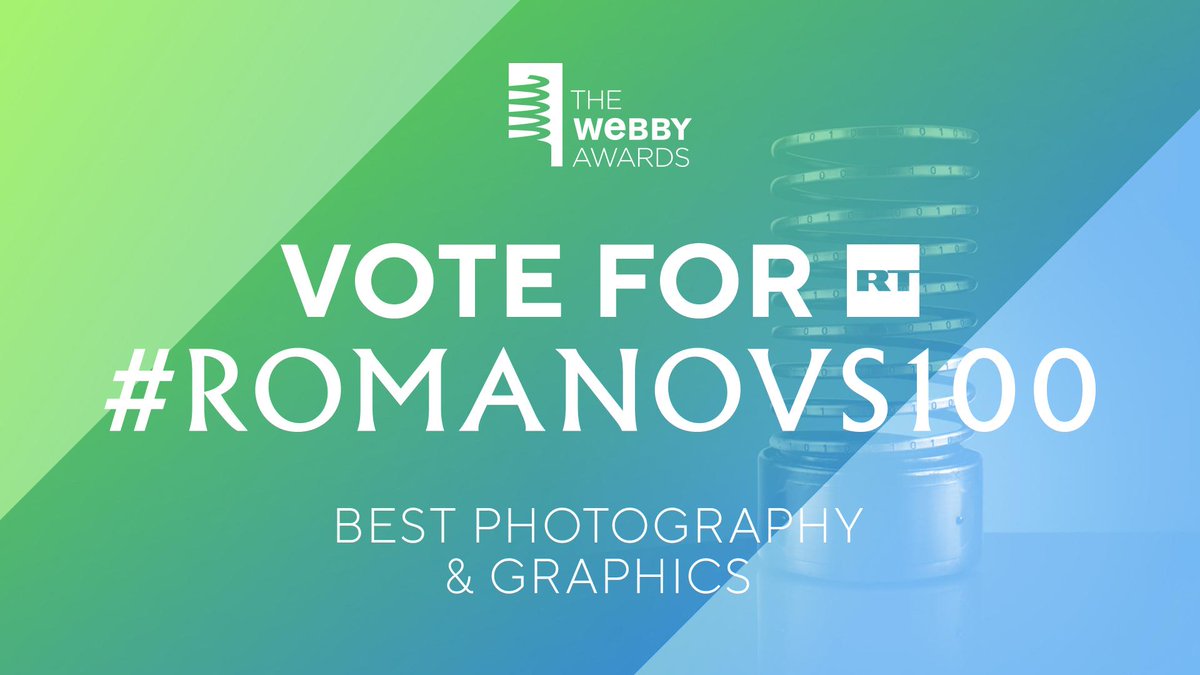 #Romanovs100 nominated for <a href="/TheWebbyAwards/">The Webby Awards</a> in Best Photography and Graphics - vote for <a href="/Romanovs100/">Romanovs100</a>, help us win People’s Voice Award wbby.co/vote-soc3