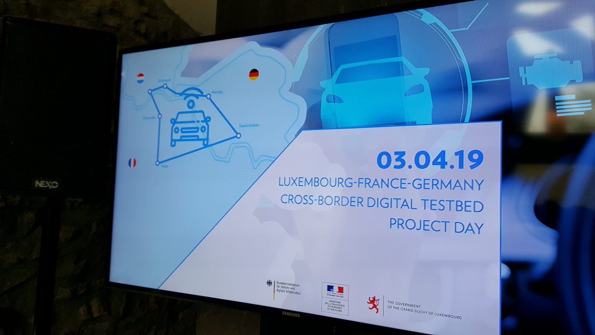SnT_uni_lu's tweet photo. 🔴 Live: Our 360lab is in #Schengen for the #Luxembourg-#France-#Germany Cross-Border Digital Testbed Project Day! https://t.co/Os45yW7sj1