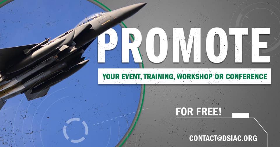 DSIAC's tweet photo. Let #DSIAC help promote your next defense event? Simply, send us a email at contact@dsiac.org. 

In the meantime, check out our upcoming events here: https://t.co/uqNVfckKcF #DefenseEvents #DSIAC https://t.co/jKnY3WDPKC
