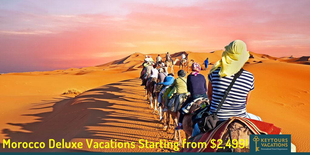 KeytoursVacay's tweet photo. The Best of Deluxe Morocco!
Featuring all-new deluxe vacations starting from $2,499!
Book Now at https://t.co/JPXxCg94qd
#keytoursvacations #moroccovacation #carpets #moroccancooking #atlasmountains #meditation #marrakech #marrakechtrips #morocco #deluxevacation #fez #casablanca https://t.co/J7AIGAOZdb
