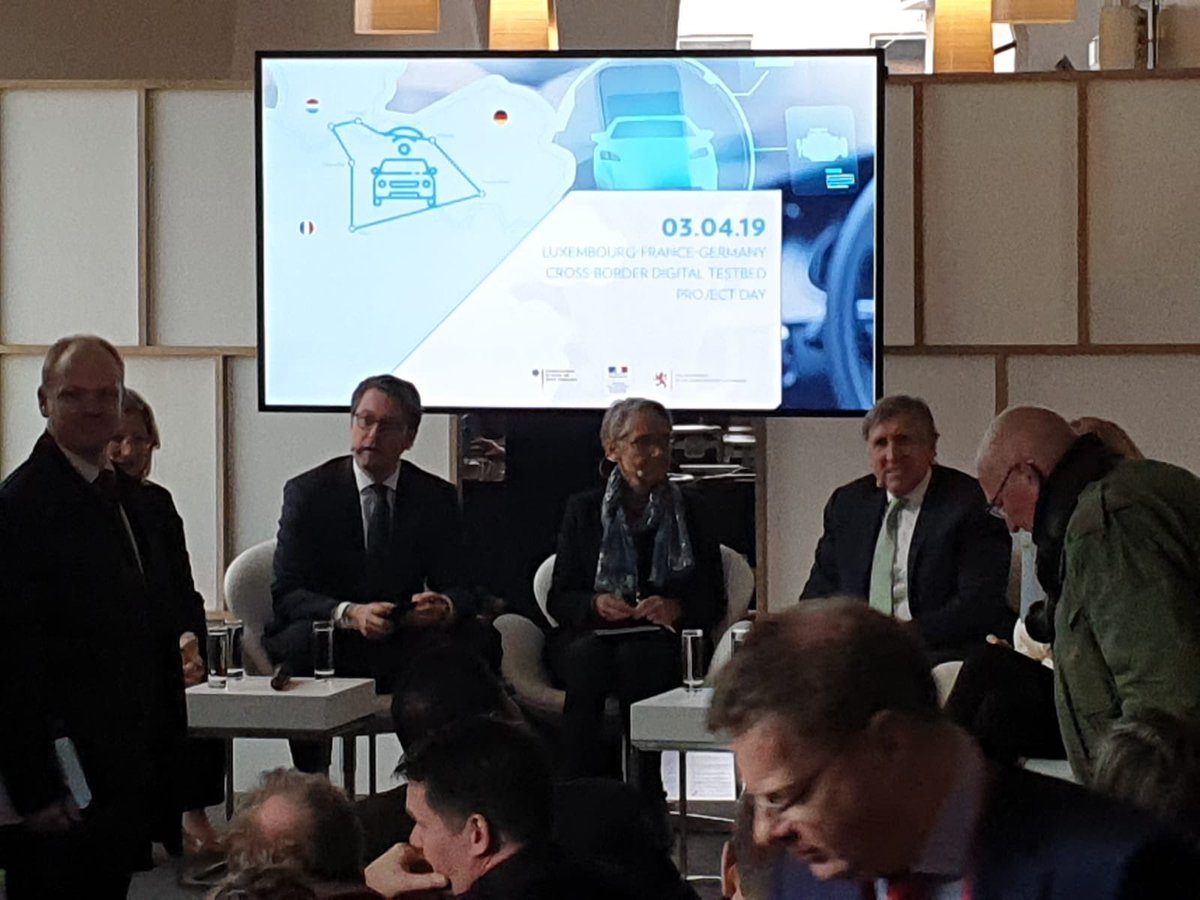 ACAluxembourg's tweet photo. #Luxembourg #France #Germany
Hosted by 🇱🇺, the Cross-Border Digital Testbed Projet Day highlights the current developments &amp; provides an insight into the 1rst testing projects 👏🏽#innovation #automated_driving #insurance https://t.co/IDWmidHRml