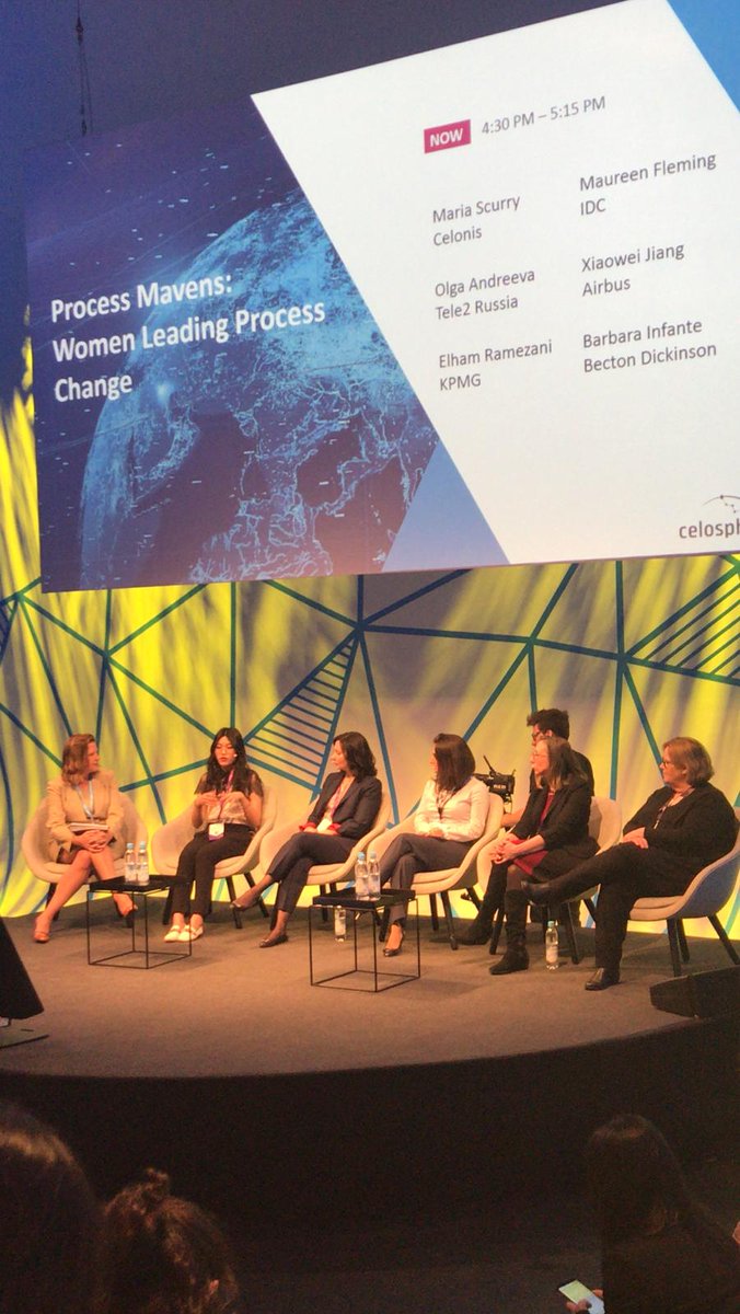 HimaliniA's tweet photo. #Celosphere is hosting women’s panel: “Process Mavens: Women Leading Process Change”! Great to see @Elham_Ramezani from @KPMG_NL!

#KPMG #BusinessTransformation #ProcessMining @Celonis @maureencfleming https://t.co/oVWeBr4CFO