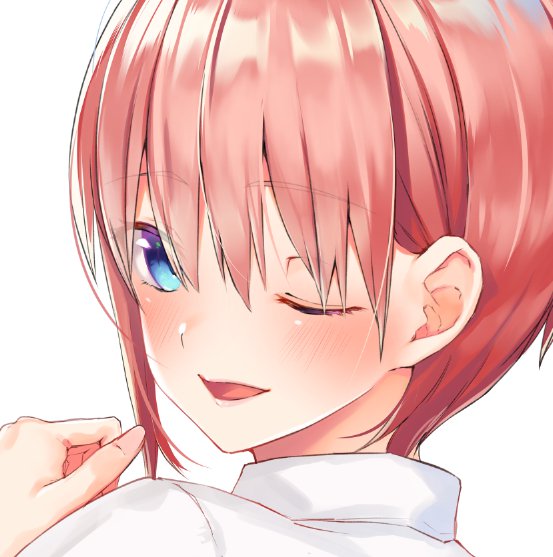 はちろくさんがTwitterに投稿した中野一花(五等分の花嫁)のイラスト。