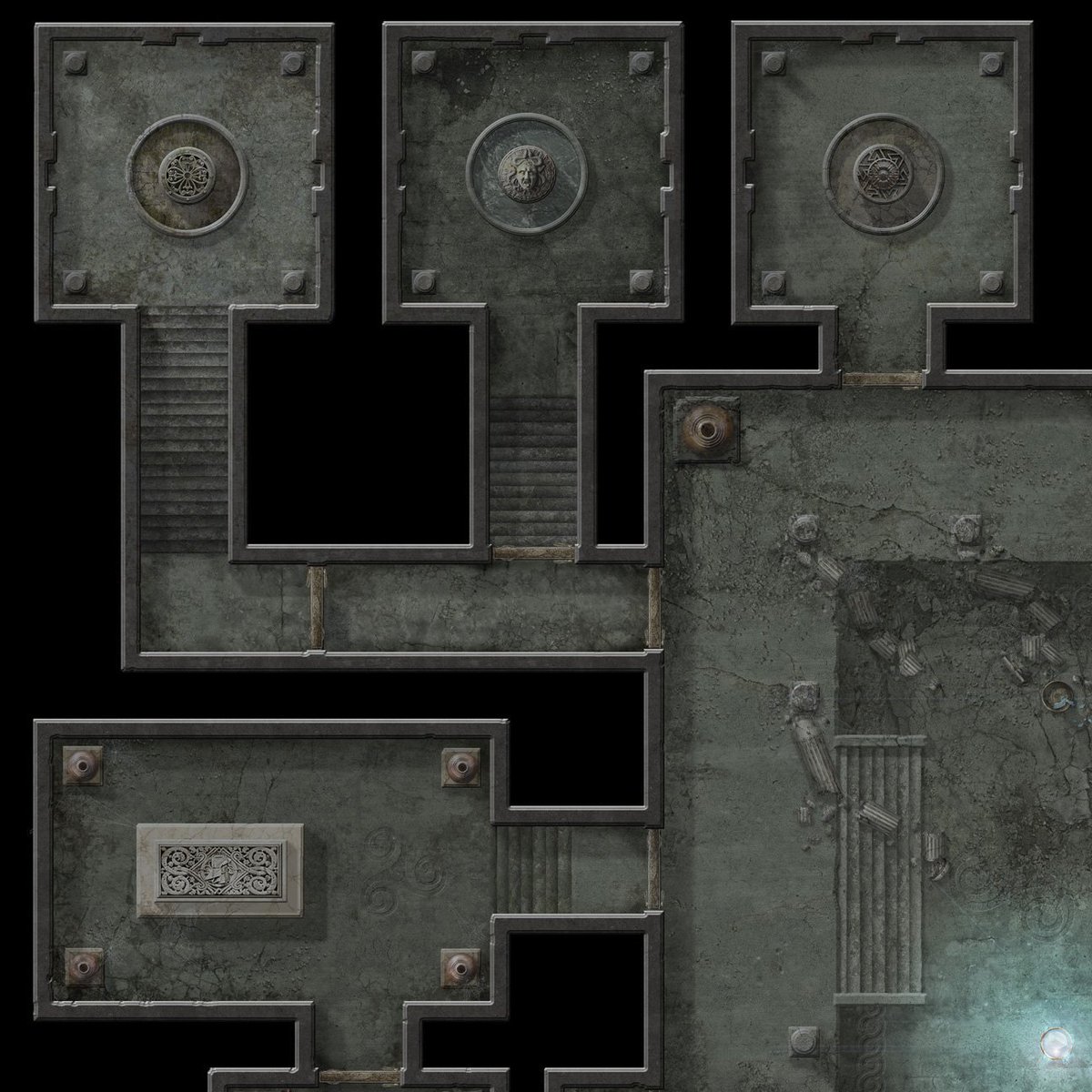 DavidHemenway1's tweet image. Undead crowded around Rhespen &amp;amp; Kaedirn, the pair of adventurers now back-to-back. The stench was overpowering. Rhespen scowled and muttered to the ranger, "Worst first date ever!" ❄️⚔️🧟‍♀️

bit.ly/HemenwayArt For use in Roll20 or download.
@roll20app #pathfinder #dnd #rpg