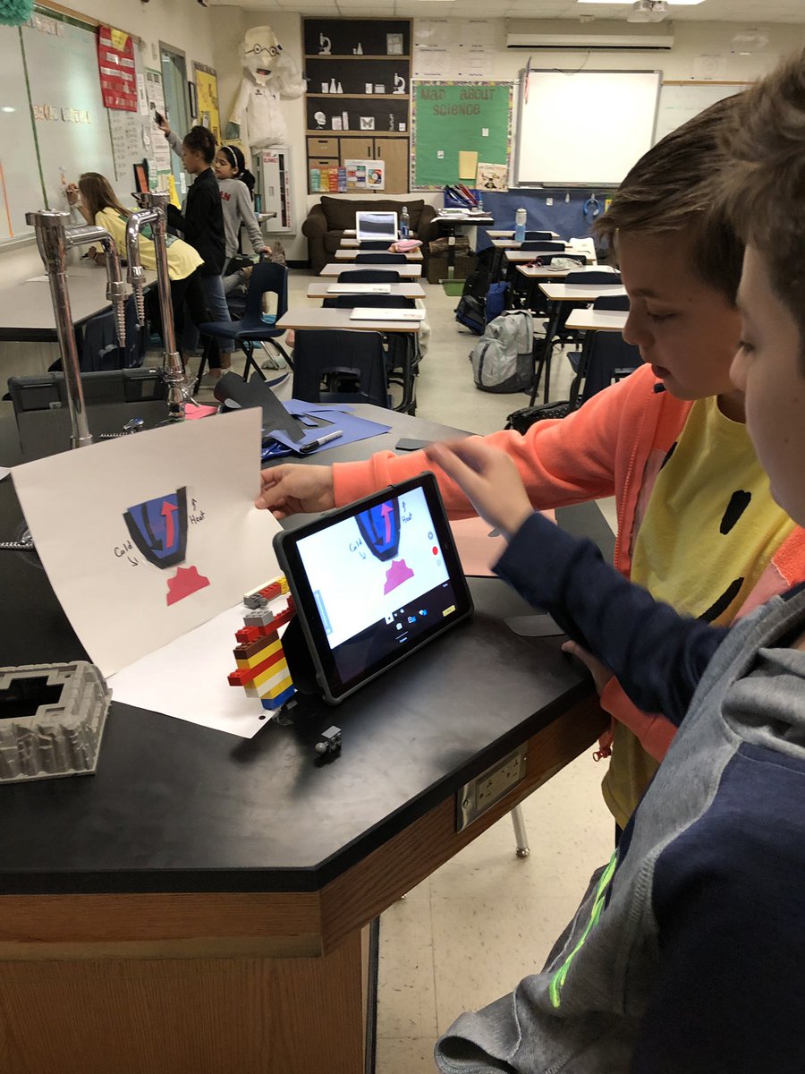 SudovskyL's tweet photo. Its a great day to โplayโ with stopmotion videos as we learn about thermal energy transfers!๐ฅ#KMSwatchmegrow @Killian_MS https://t.co/ZORtx55ZPJ