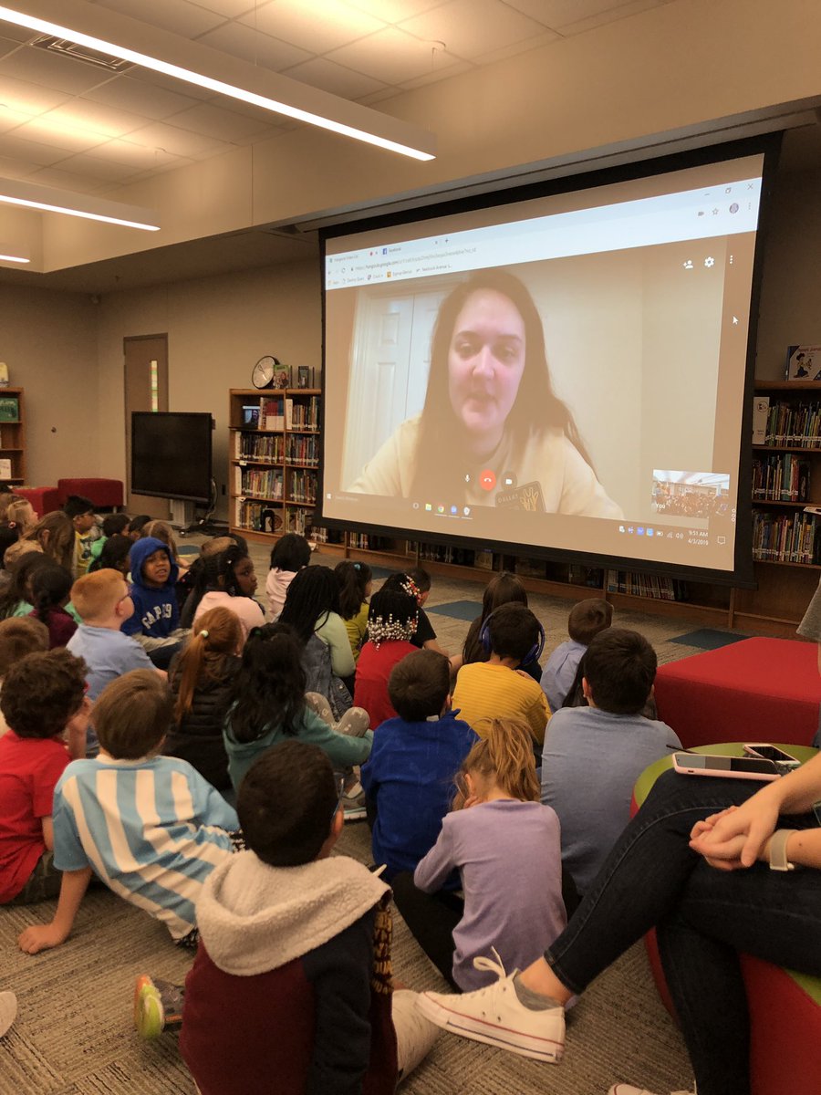 glenn_lacey's tweet photo. #FirstGradeSpradley is participating in yet a #GoogleHangout today with @emily_doran14’s friend and @DallasZoo employee!!! We 💙 this because #AnimalResearch and our upcoming field trip is right around the corner! @Spradley_El @MrsBright1st @meazellk @msroosa https://t.co/A4bHg1YWle