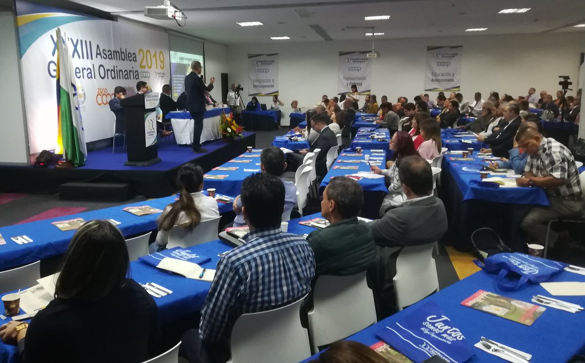 ConfecoopAnt's tweet image. Así transcurre nuestra XXXIII Asamblea General Ordinaria, la mayor expresión democrática de nuestro sector.
#SoyCooperativista