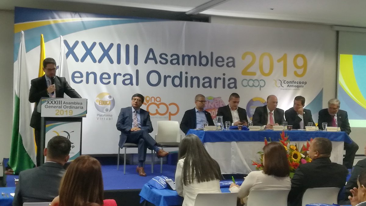 ConfecoopAnt's tweet image. Así transcurre nuestra XXXIII Asamblea General Ordinaria, la mayor expresión democrática de nuestro sector.
#SoyCooperativista