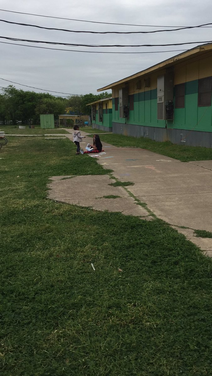 Reading outside makes it more enjoyable!