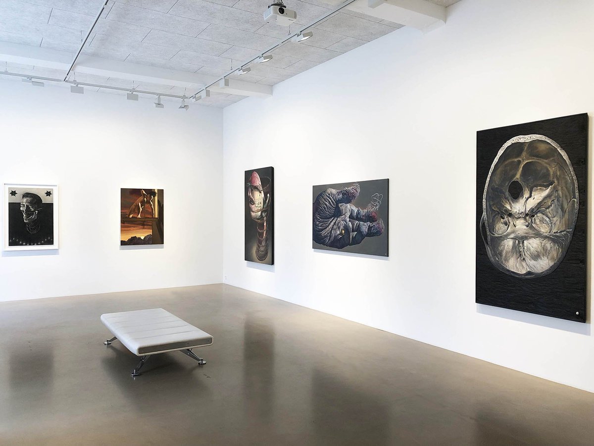 gallerypoulsen's tweet photo. #Installation view of Nicola Verlato and Ian Ingram’s magnificent new joint #exhibition in #Gallery Poulsen. Stop by and explore all their story lines and unconventional methods https://t.co/oDc1y2h7i4