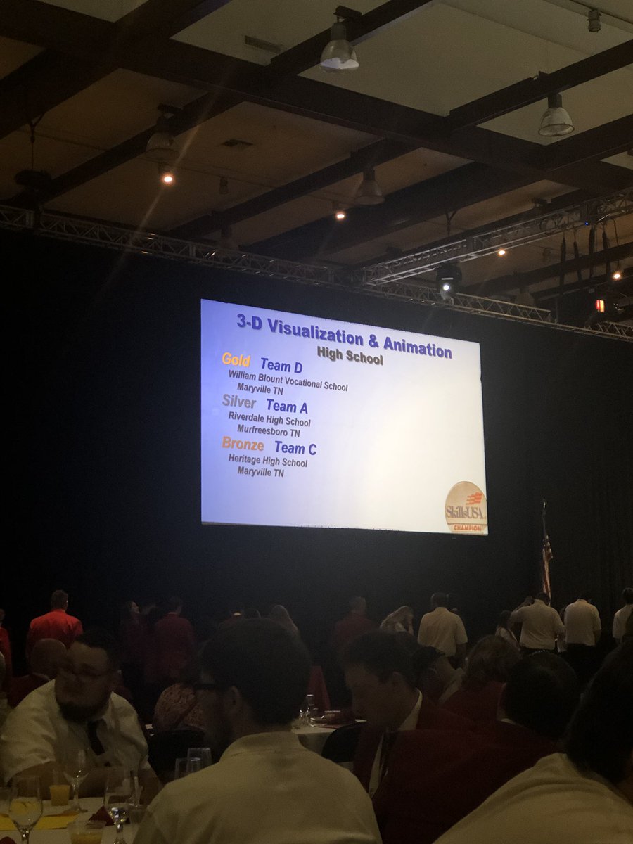 Silver in 3D animation - Grayson Lane and Gabe Rorabaugh. Gold in Marine Technology. <a href="/RiverdaleHighTN/">Riverdale HS</a> <a href="/RuCoCTE/">RuCo CTE</a> <a href="/rgnance32/">Ryan Nance</a>