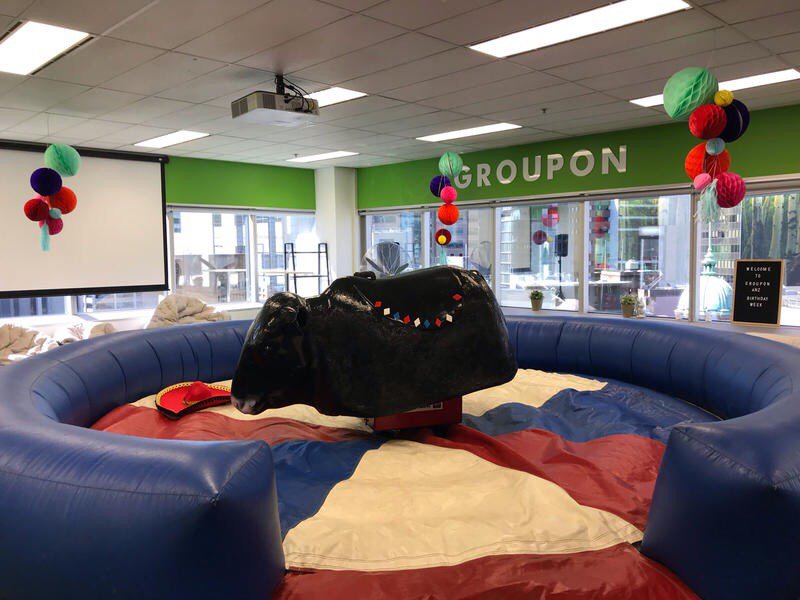 GrouponCareers's tweet photo. Groupon Australia & New Zealand celebrated their 8th office anniversary in rodeo style π #TeamGroupon #makelifelessboring https://t.co/ZbmAcLNXQM