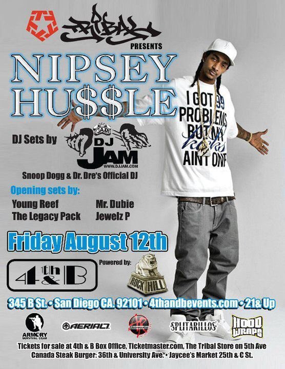 Blessed to have shared the stage with the great Nipsey Hu$$le
R.I.P
Gone but never forgotten
