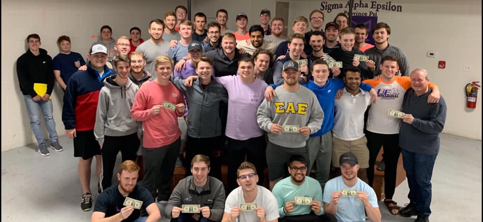 UESAE's tweet image. We accept the challenge #LFDC #DollarChallenge #SigmaAlphaEpsilon #IndianaEpsilon