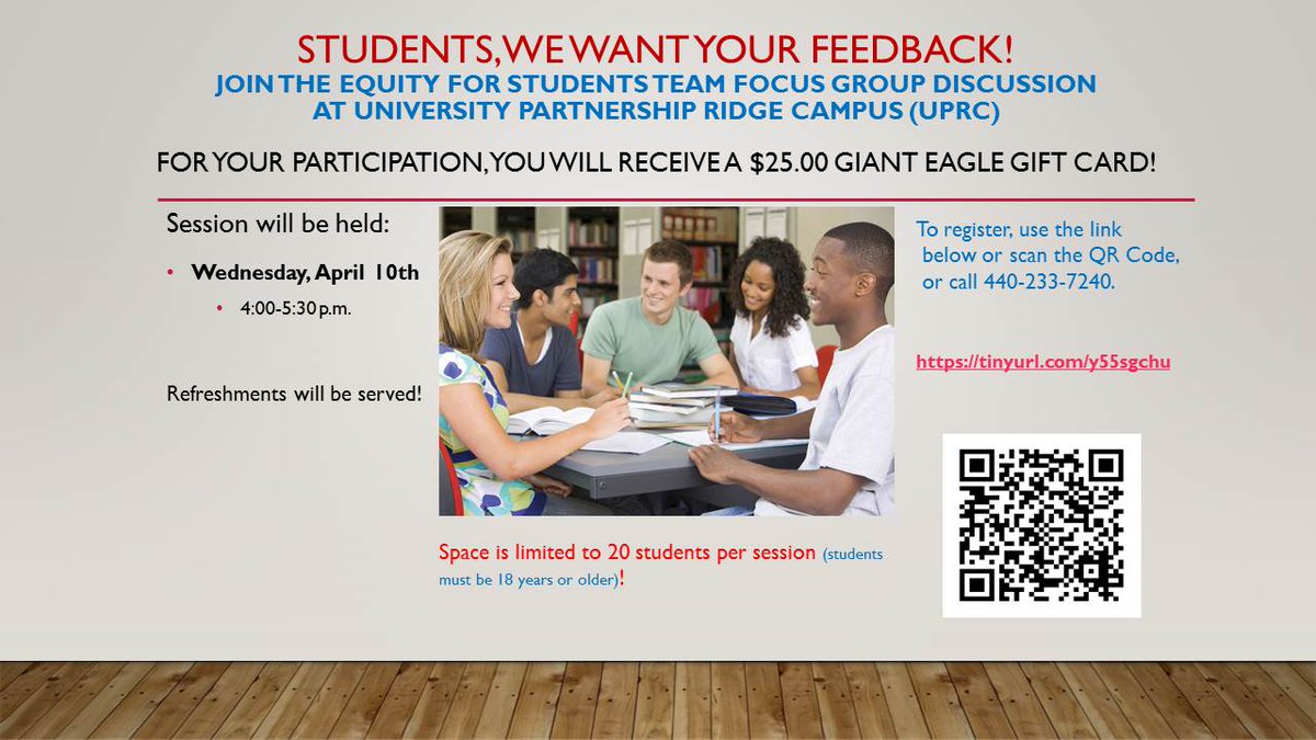 LCCCUPRC's tweet photo. Must be 18 years old to participate.  Space is limited. @LcccSenate @LCCCUPRC https://t.co/Uiey9TIFMc