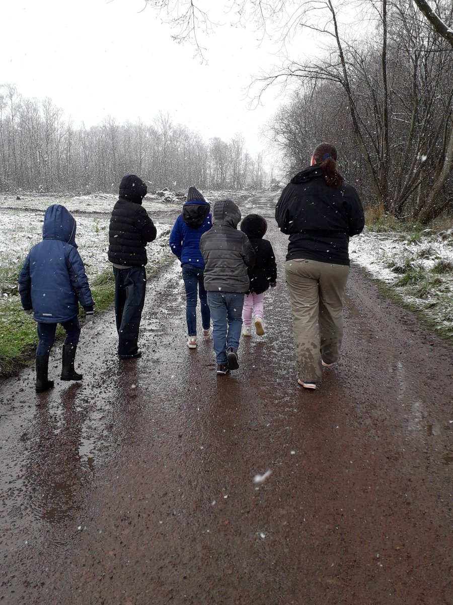 Easter Holiday Club #PlanB #winterywoodlandwalk #carstairsjunction #weregoingonabearhunt @BBCCiN @ClydesdAileen @julia_marrs