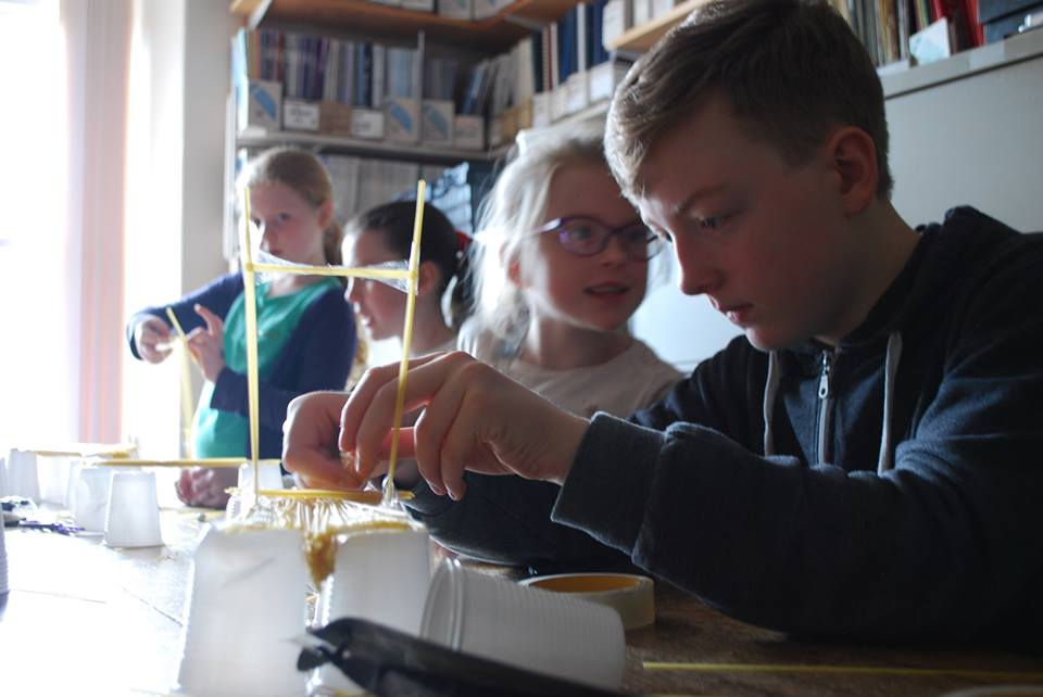 YAC_CBA's tweet photo. #YACUpdate: Our YAC branch in #Bangor hosted by @GwyneddArch spent the day learning about the industrial bridges of #Wales and made a few of their own #YACadventure. Find your local YAC: https://t.co/EW516fG1nY https://t.co/AymVaMFeYM