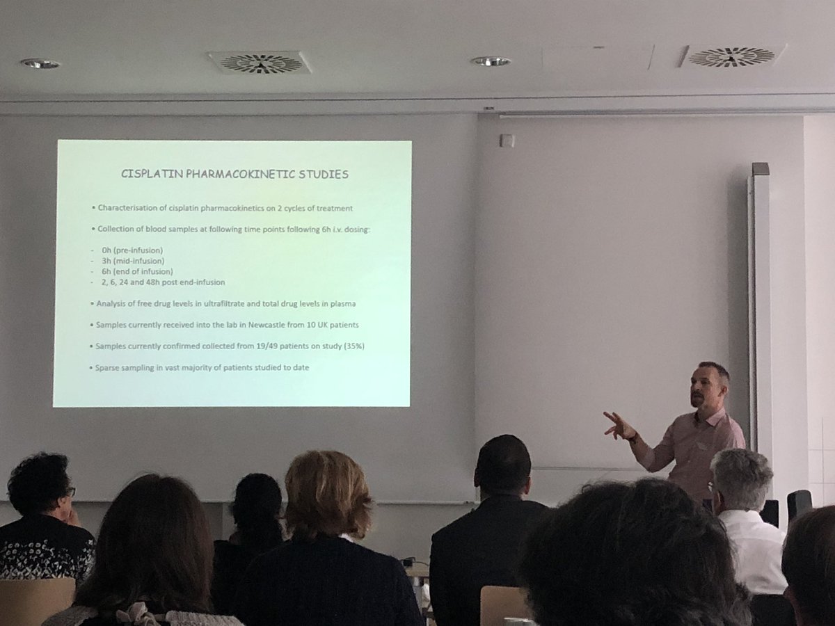Suzy_su's tweet image. An overview of @chilterncollab project WP6 - Toxicity of Chemotherapy, by WP6 lead Gareth Veal. #PHITT #Substudy #samples #samplecollection #toxicity #pharmacokinetics #pharmacogenetics #biomarkers