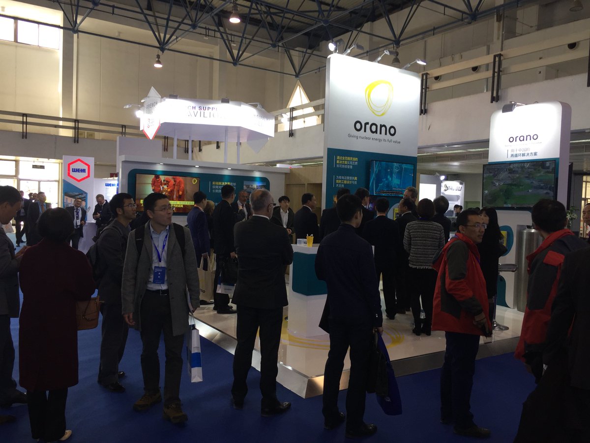 Oranogroup's tweet photo. Orano at the 13th edition of the #CIENPI, gathering in #Beijing the main actors of the Chinese and international nuclear industry https://t.co/sUdZSJayLh