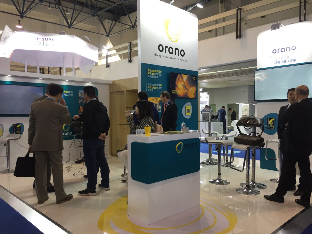 Oranogroup's tweet photo. Orano at the 13th edition of the #CIENPI, gathering in #Beijing the main actors of the Chinese and international nuclear industry https://t.co/sUdZSJayLh