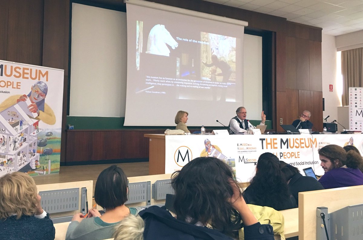 ‘Visitor numbers and tourism should never be the objective just a favorable circumstance. Museums are the place where we create our common citizenship.’ Hard not to be inspired listening to James Bradburne, Director Pinacoteca di Brera <a href="/musacces/">Consorcio MUSACCES</a>